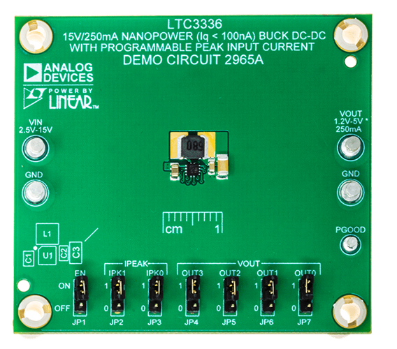 DC2965A Evaluation Board - Top View