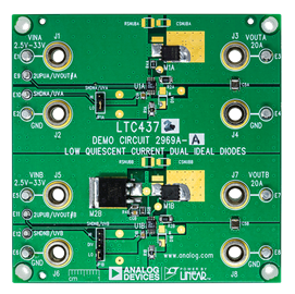 DC2969A-A Evaluation Board - Top View