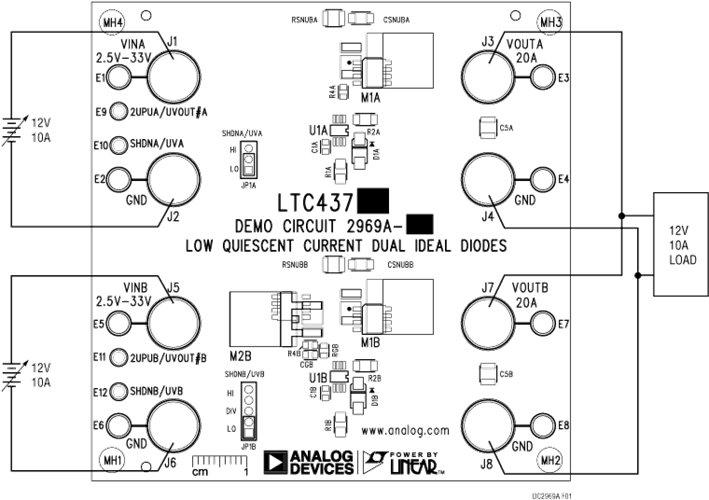 DC2969A Demo Circuit Diagram