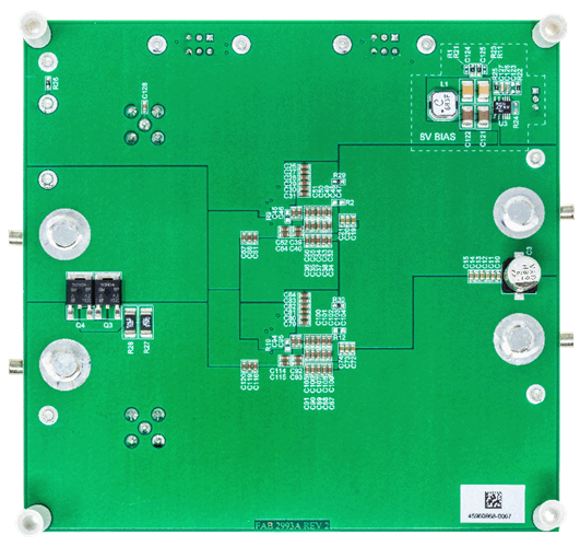 DC2993A-B Evaluation Board - Bottom View