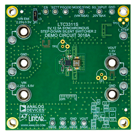 DC3018A Demo Board for LTC3311S - Top View