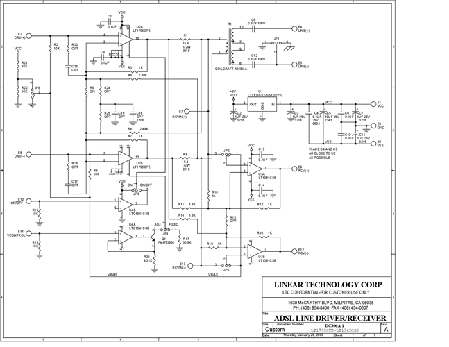 DC306A-A - Schematic