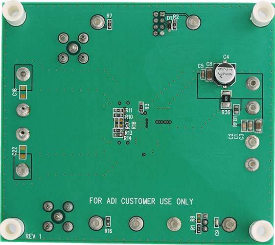 DC3071A Evaluation Board - Bottom View