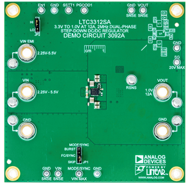 DC3092A Evaluation Board - Top View