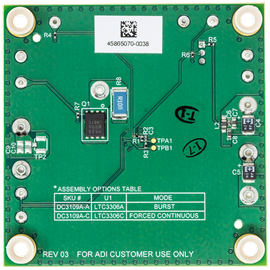 DC3109A Evaluation Board - Bottom View