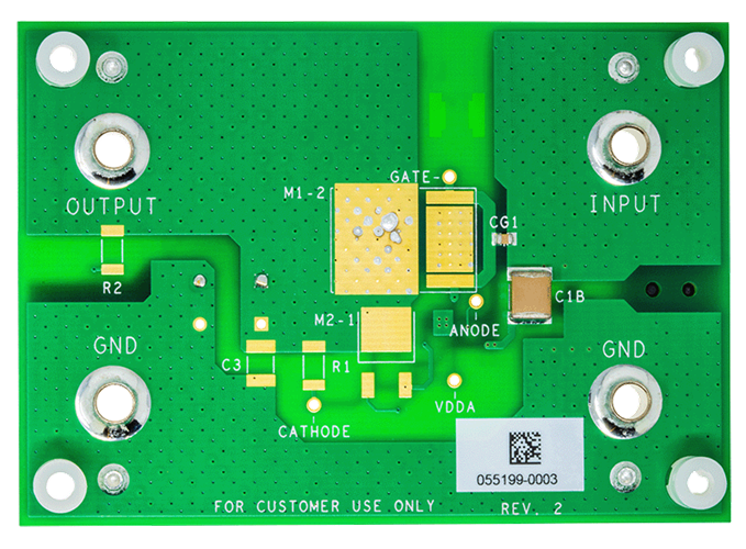 DC3117A Evaluation Board - Bottom View