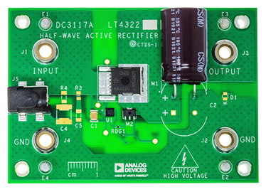 DC3117A Evaluation Board - Top View