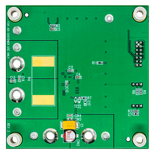 DC3145A Evaluation Board - Bottom View
