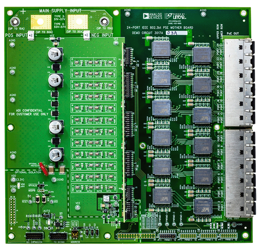 DC3160A Evaluation Board - Top View