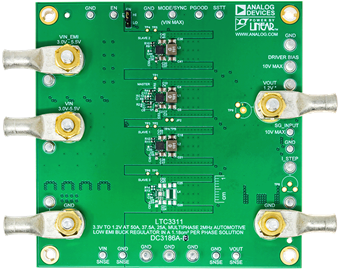 DC3186A-B Evaluation Board - Top View