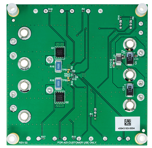 DC3204A Evaluation Board - Bottom View