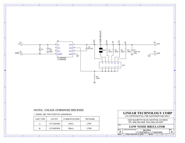 DC339A-A - Schematic