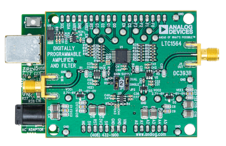 DC393B Evaluation Board - top view