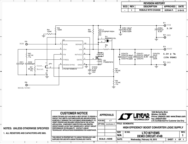 DC414B - Schematic