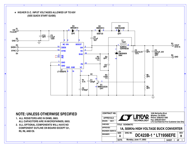 DC423B - Schematic