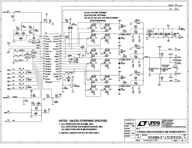 DC438A - Schematic