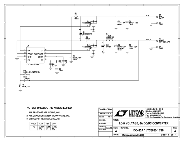DC493A - Schematic