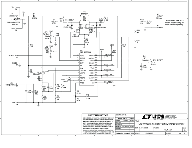 DC532A - Schematic