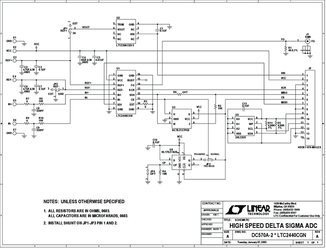 DC570A - Schematic