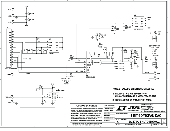 DC572A - Schematic