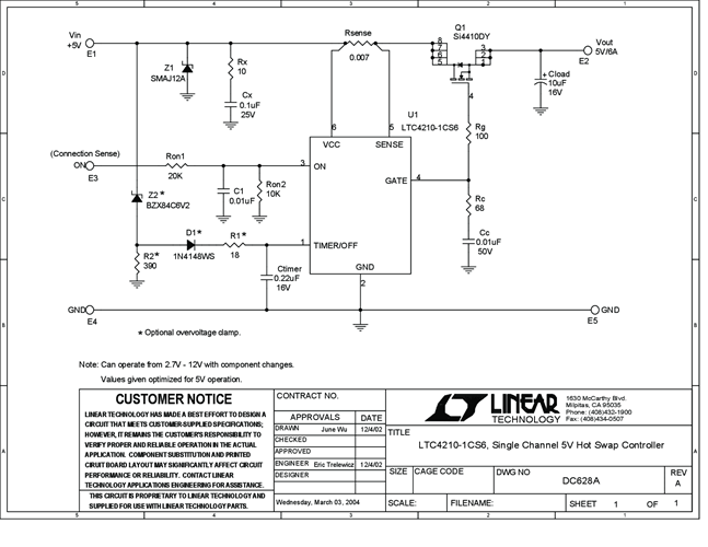 DC628A Evaluation Board | Analog Devices