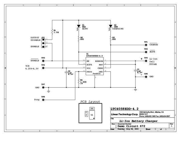 DC672A - Schematic