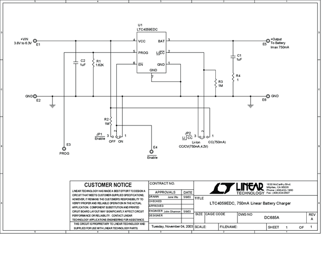 DC685A - Schematic