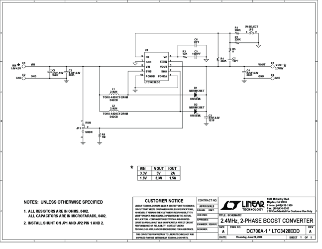 DC700A - Schematic