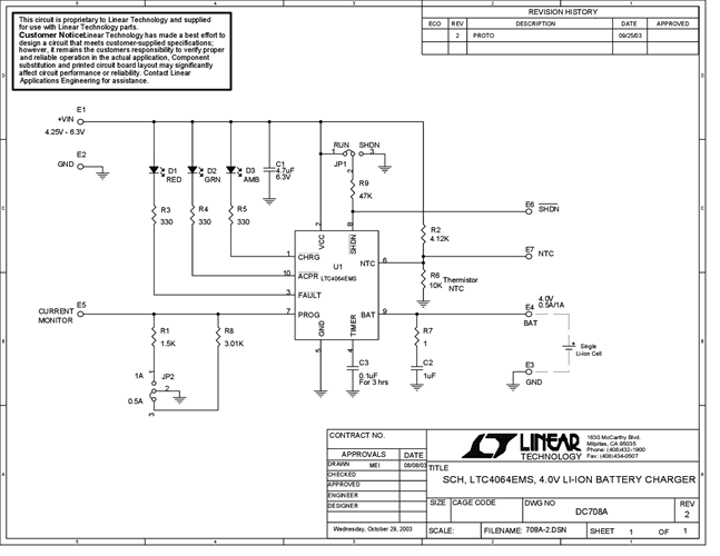 DC708A - Schematic