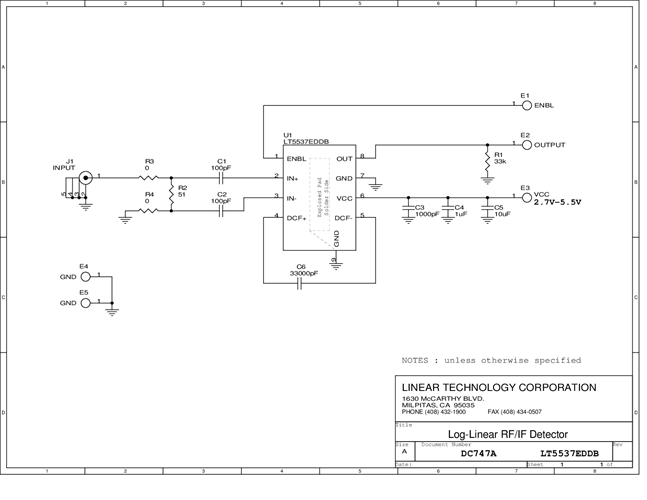 DC747A - Schematic