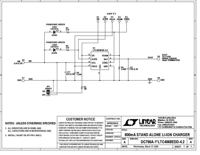 DC766A - Schematic