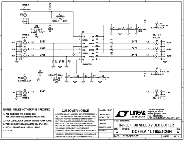 DC794A - Schematic