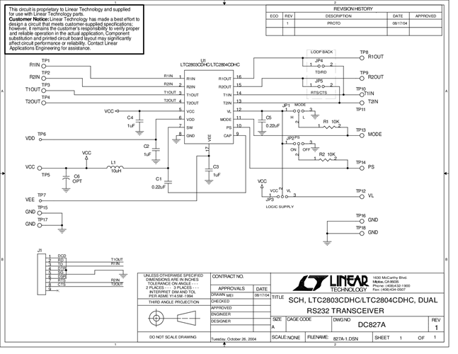 DC827A-A - Schematic