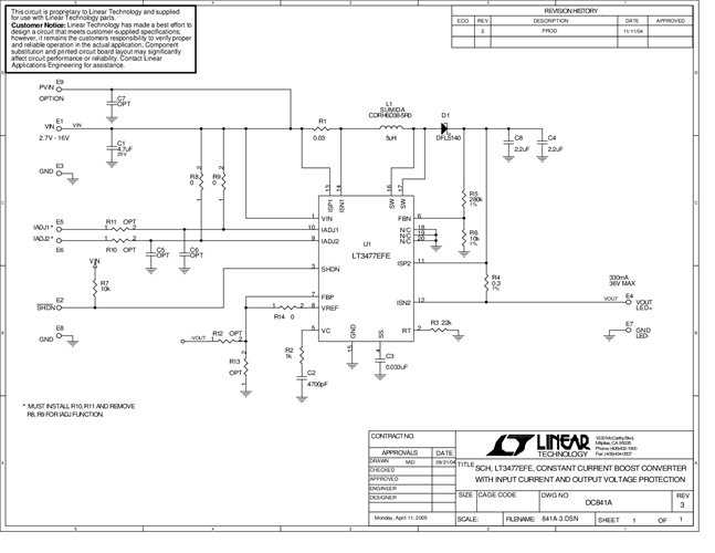 DC841A - Schematic