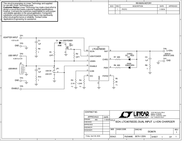 DC867A - Schematic