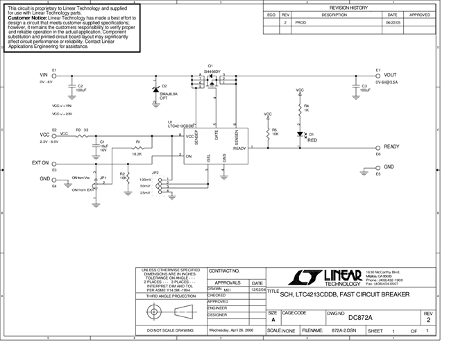 DC872A - Schematic