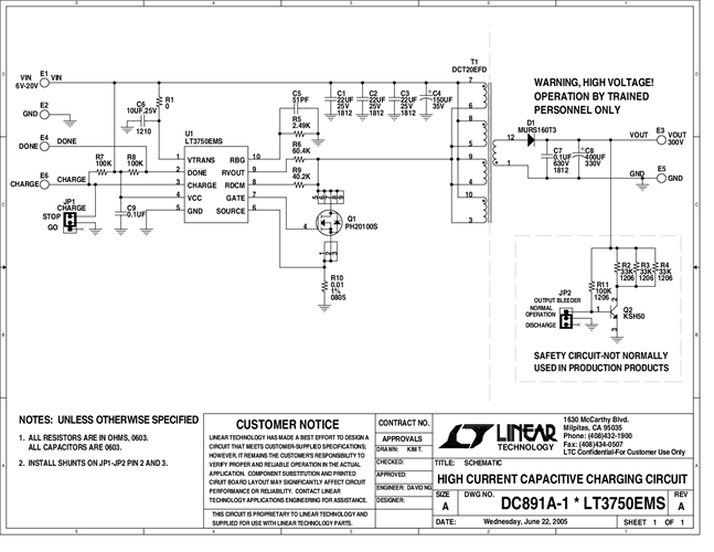 DC891A - Schematic