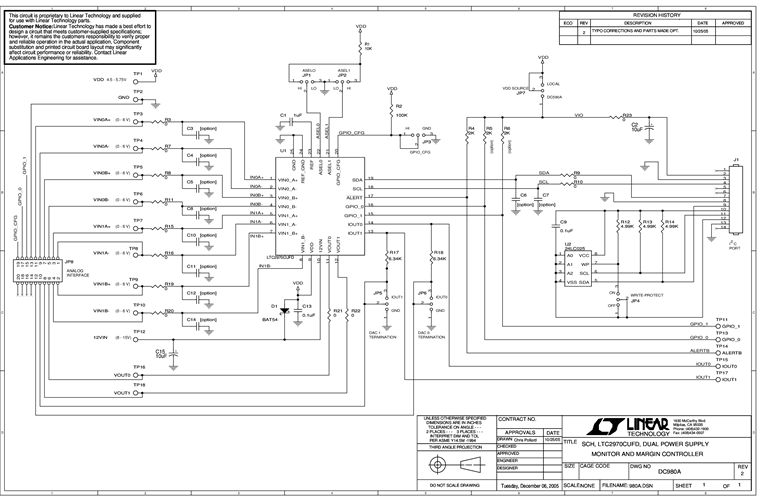 DC980A - Schematic