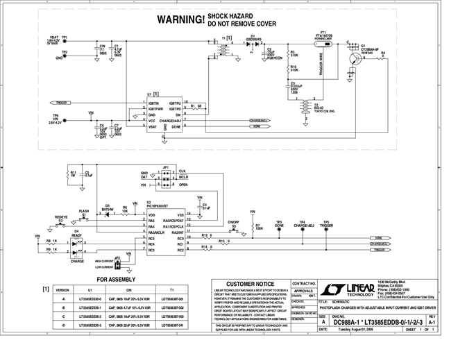 DC988A-A - Schematic