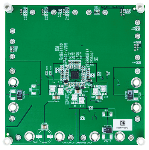 DC2897A Evaluation Board - Bottom View