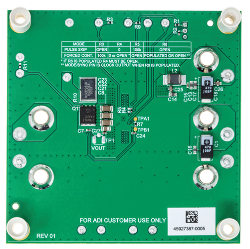 DC3113A Evaluation Board - Bottom View