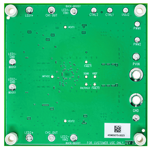 EVAL-LT8355-1-AZ Evaluation Board - Bottom View