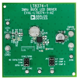 EVAL-LT8374-1-AZ Evaluation Board - Top View