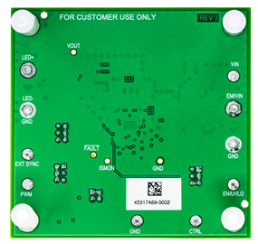 EVAL-LT8376-AZ Evaluation Board - Bottom View