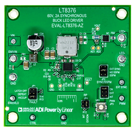 EVAL-LT8376-AZ Evaluation Board - Top View