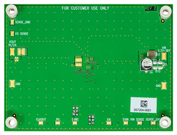 EVAL-LT8622S-AZ Evaluation Board Bottom View