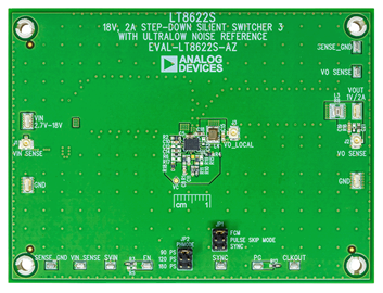 EVAL-LT8622S-AZ Evaluation Board Top View