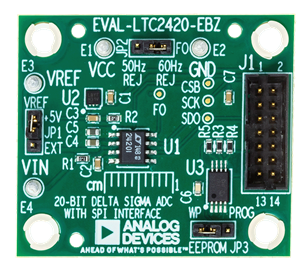 EVAL-LTC2420-EBZ Evaluation Board - Top View