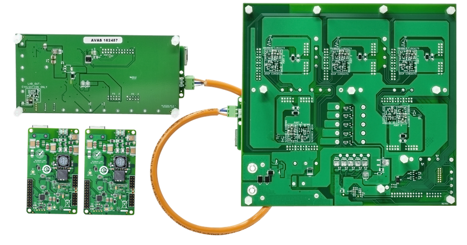EVAL-SPoE-KIT-AZ Evaluation Board - Bottom View