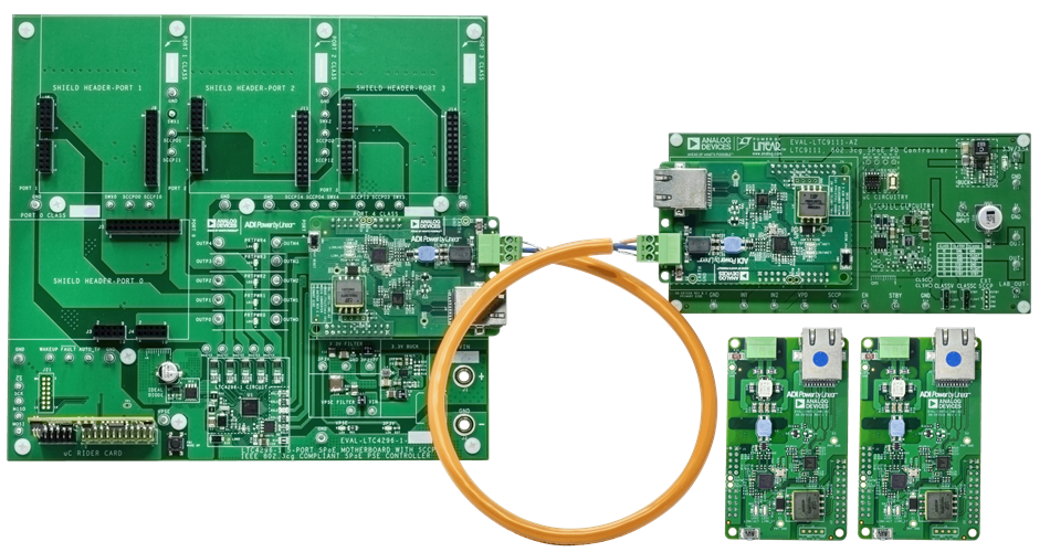 EVAL-SPoE-KIT-AZ Evaluation Board - Top View